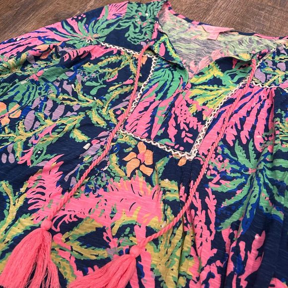 Lilly Pulitzer Tilda Tunic top size small - Picture 3 of 3